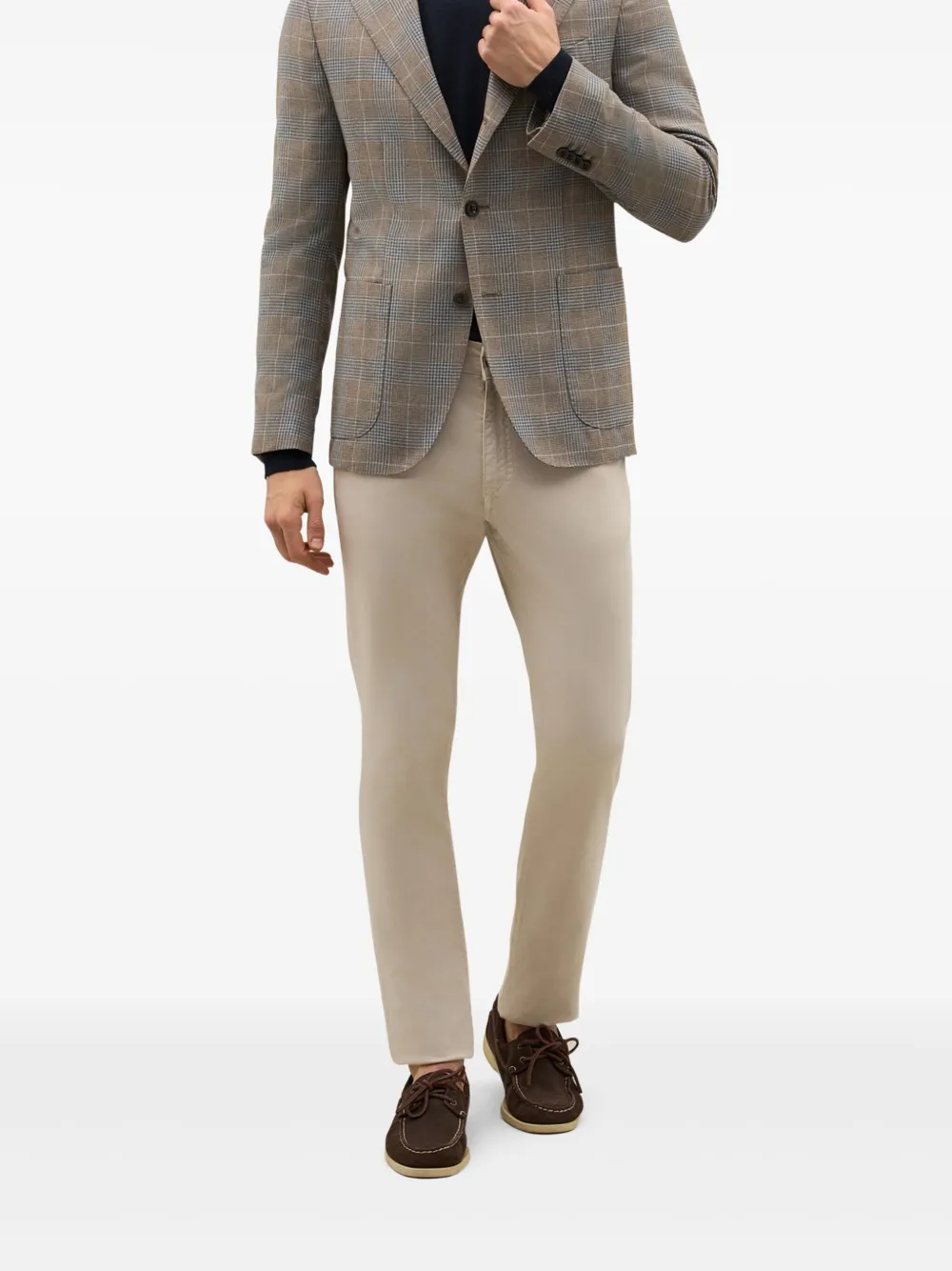 Boglioli Geruite blazer Grijs