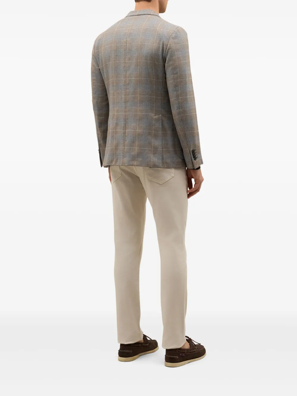 Boglioli Geruite blazer Grijs