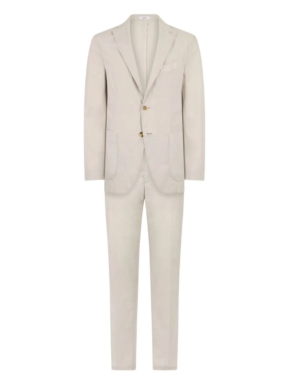 Boglioli garment-dyed suit | Neutrals | Image 1