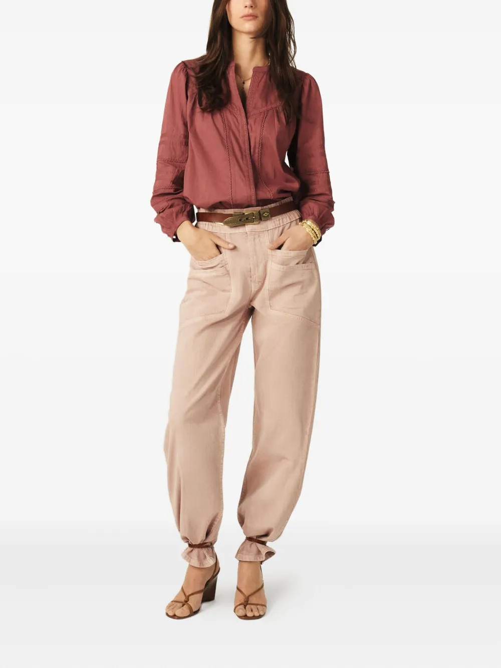 Ba&Sh cotton blouse - Rood