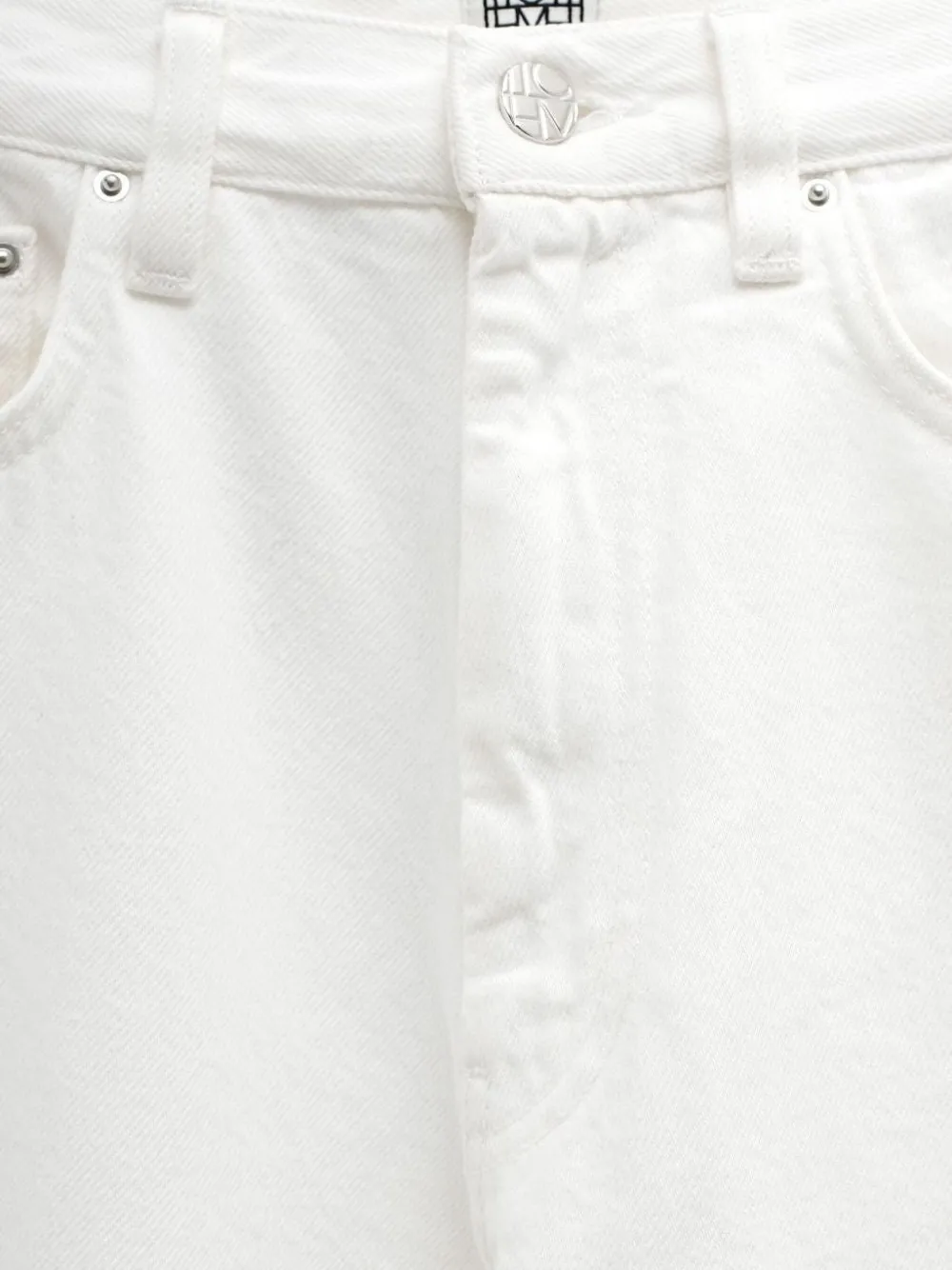 TOTEME Straight broek Wit