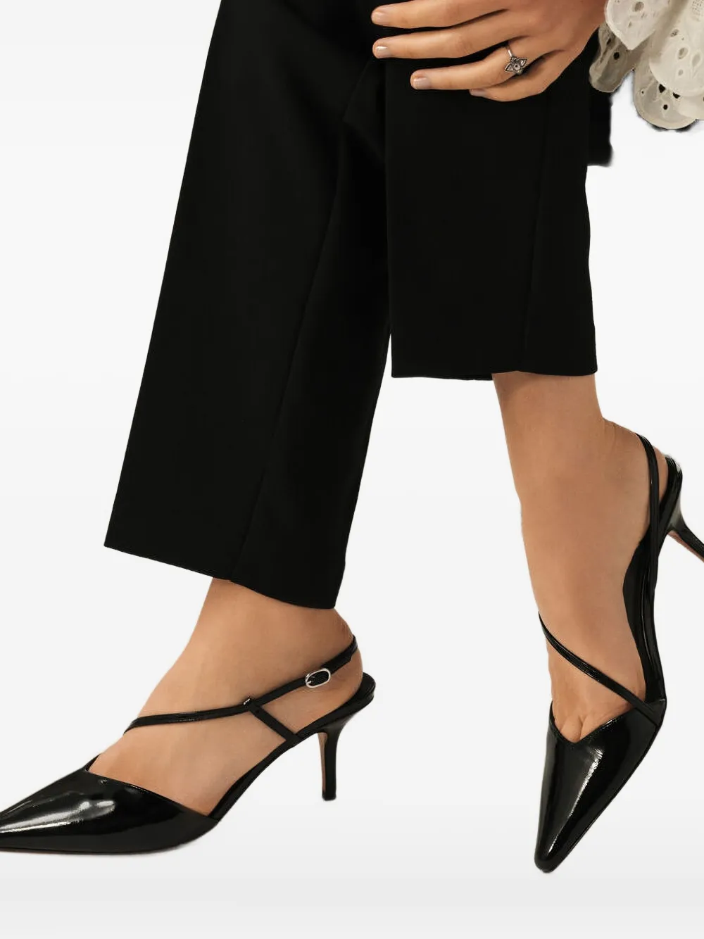 Ba&sh Colce Slingback Pointed-toe Pumps In Black