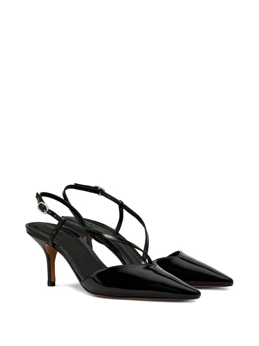 Ba&sh Colce Slingback Pointed-toe Pumps In Black