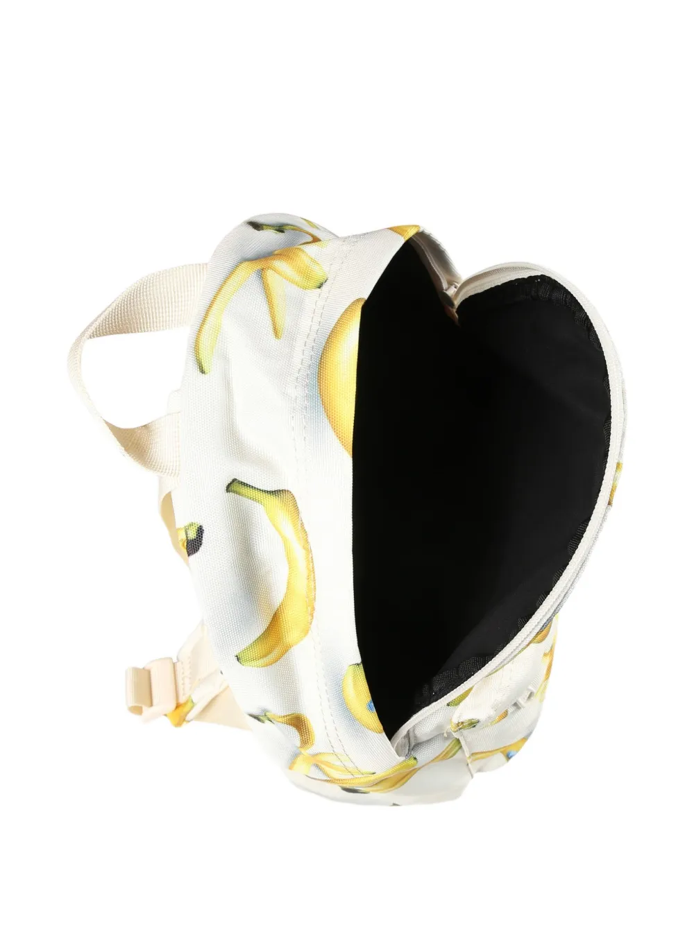 Molo Rugzak met bananenprint Beige