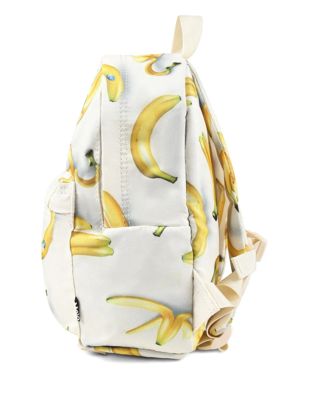 Molo Rugzak met bananenprint Beige