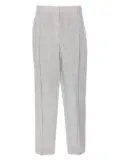 Brunello Cucinelli pressed-crease trousers - Grey