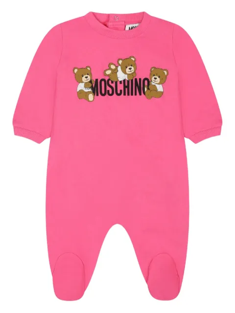 Moschino Kids logo-print pajamas