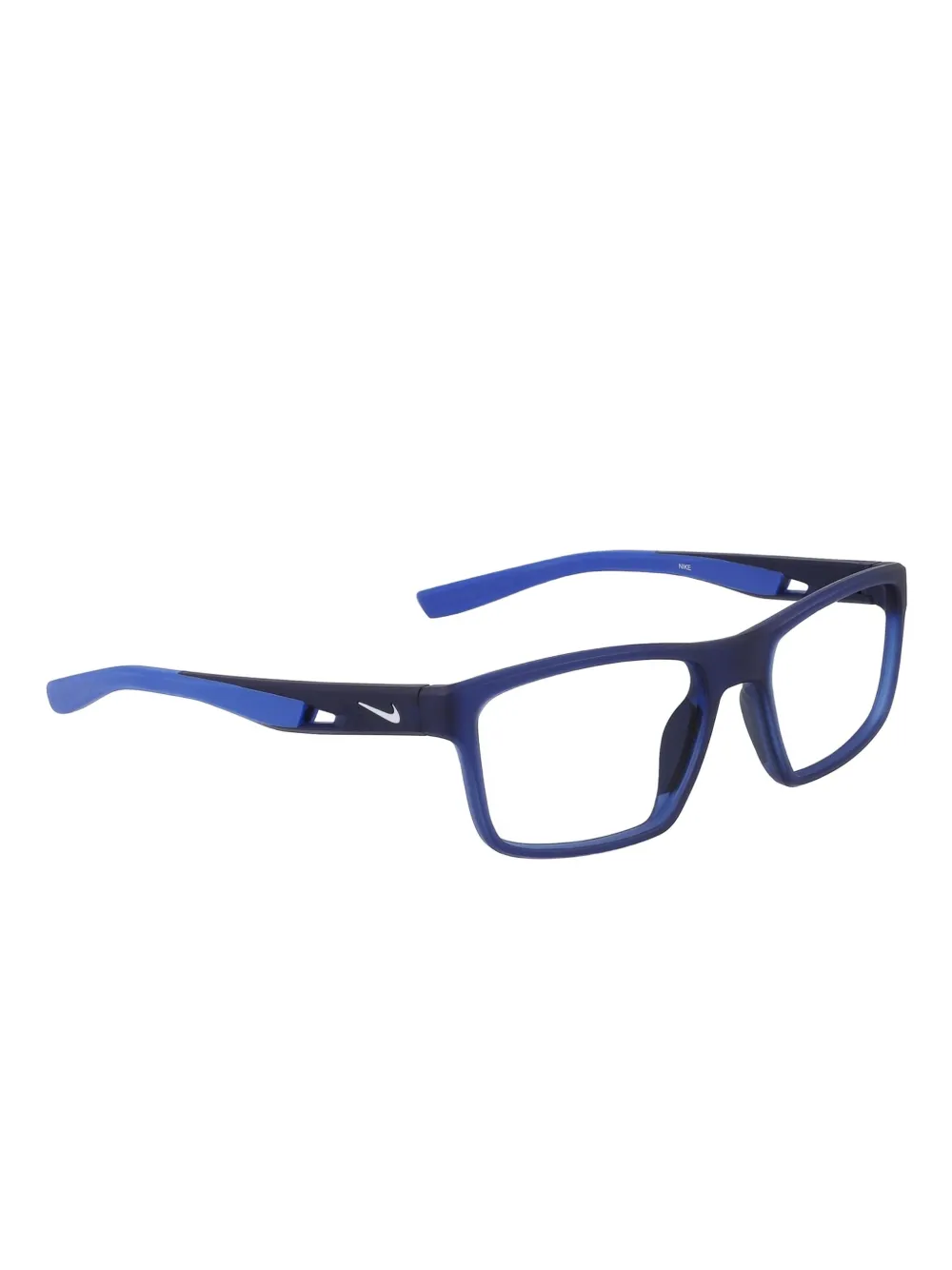 Nike Bril met rechthoekig montuur Blauw
