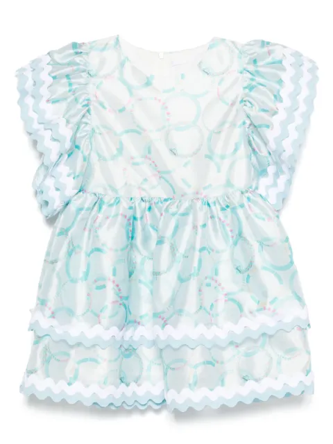 Miss Grant Kids satin dress