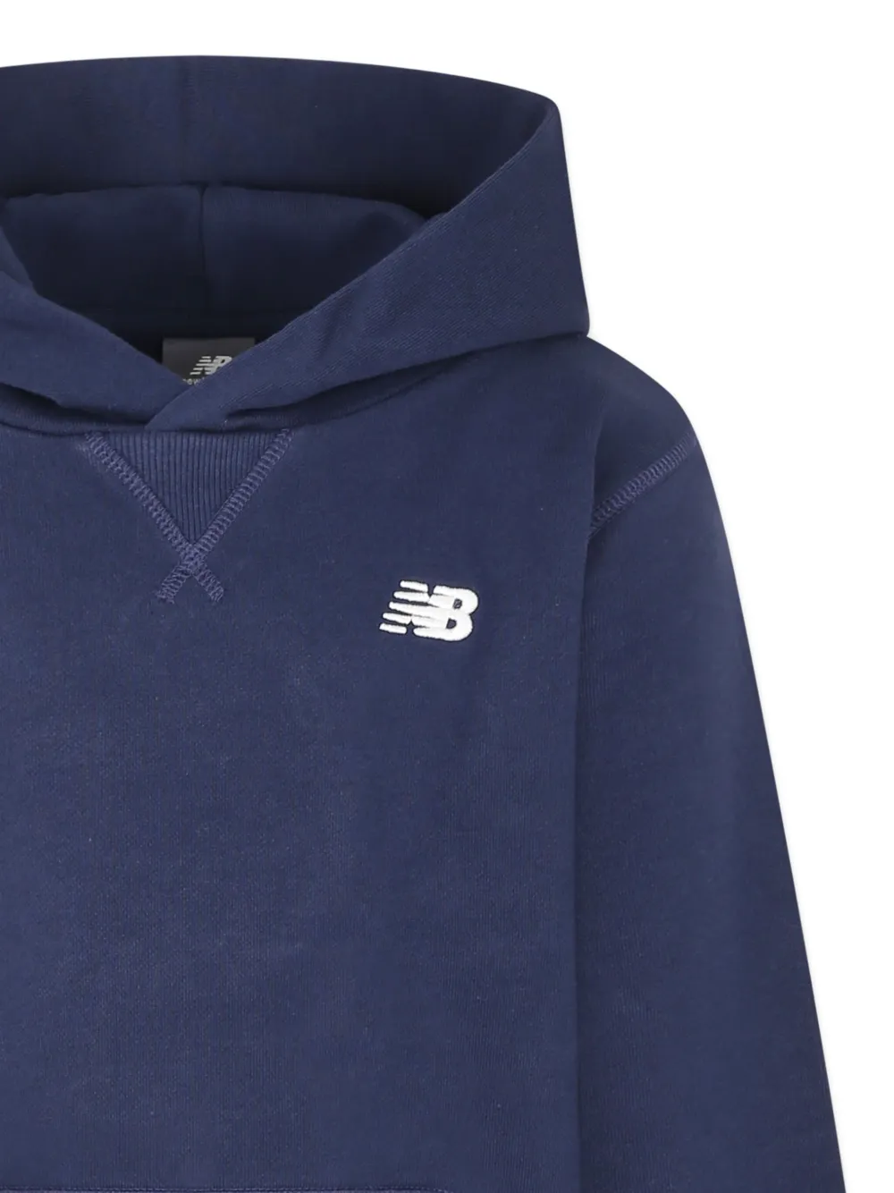 New Balance Kids Hoodie met logopatroon Blauw