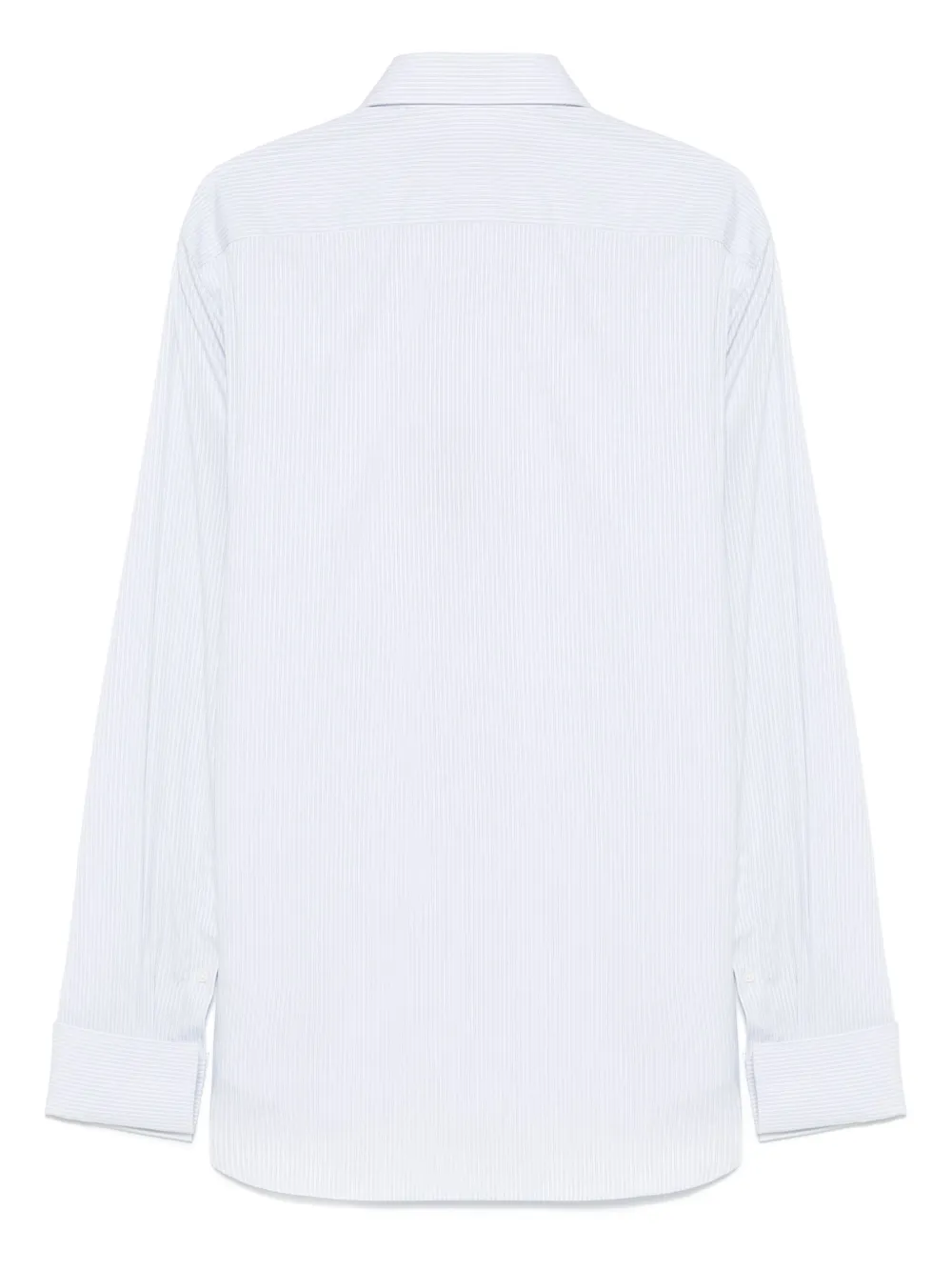 Canali Gestreept overhemd Blauw