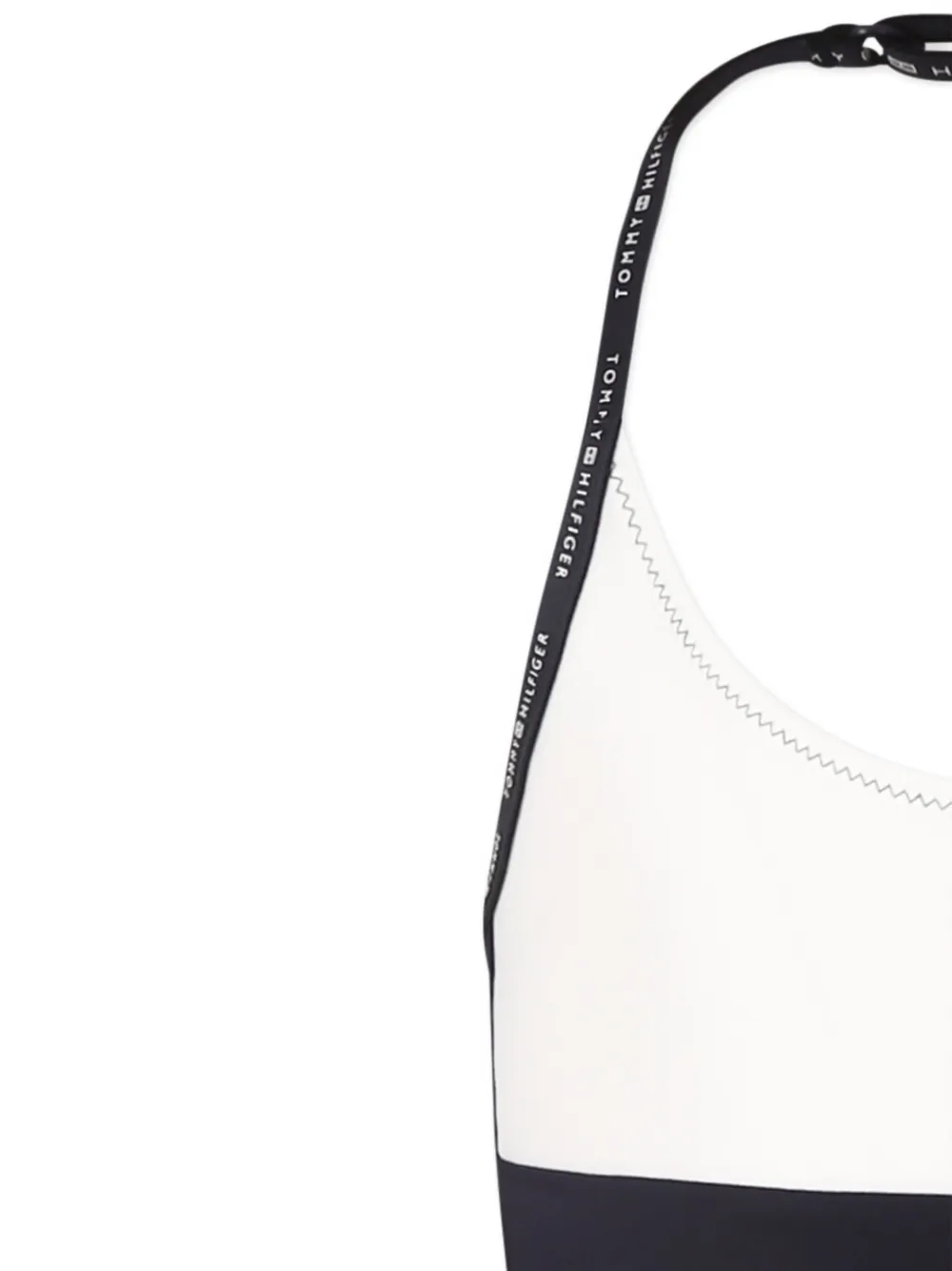 Tommy Hilfiger Junior Badpak met vlagpatroon Blauw