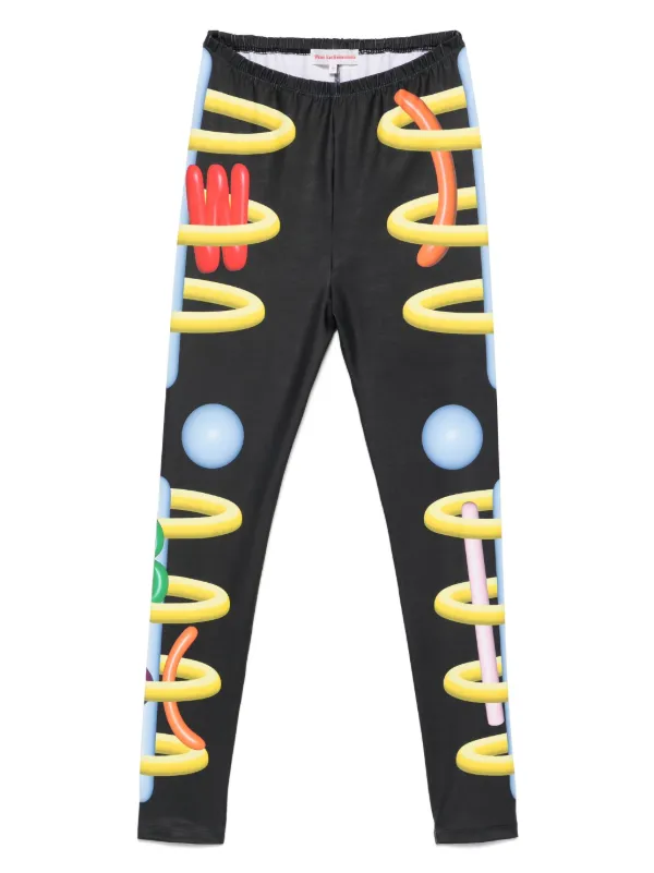 Walter Van Beirendonck Void Clown Bike Leggings in Black