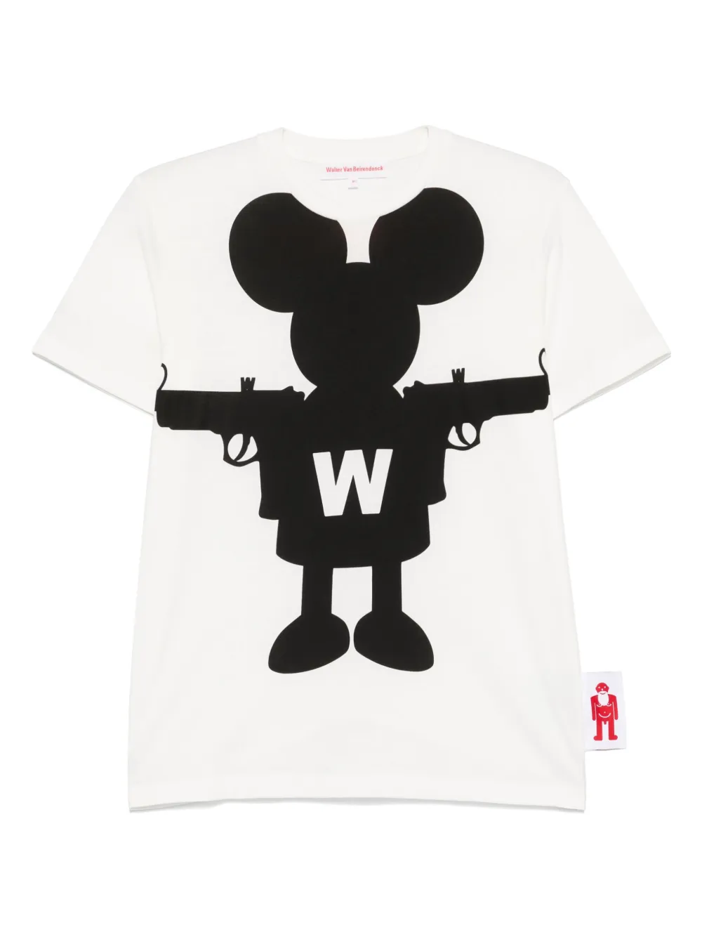 Walter Van Beirendonck Shadow Mouse Tシャツ - ホワイト Walter Van Beirendonck Shadow Mouse Tシャツ - ホワイト