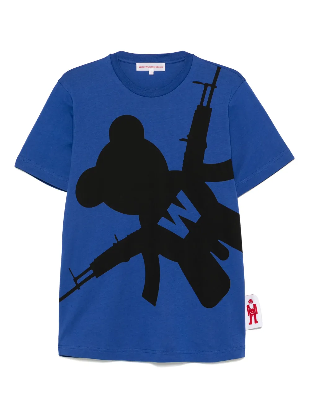 Walter Van Beirendonck playera Shadow Teddy | azul | Image 1