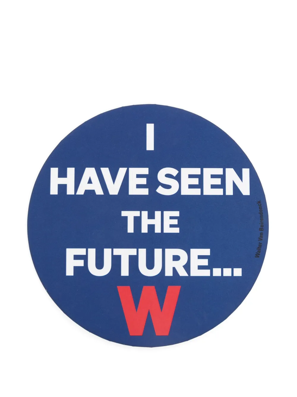 Walter Van Beirendonck grand pins I Have Seen - Bleu