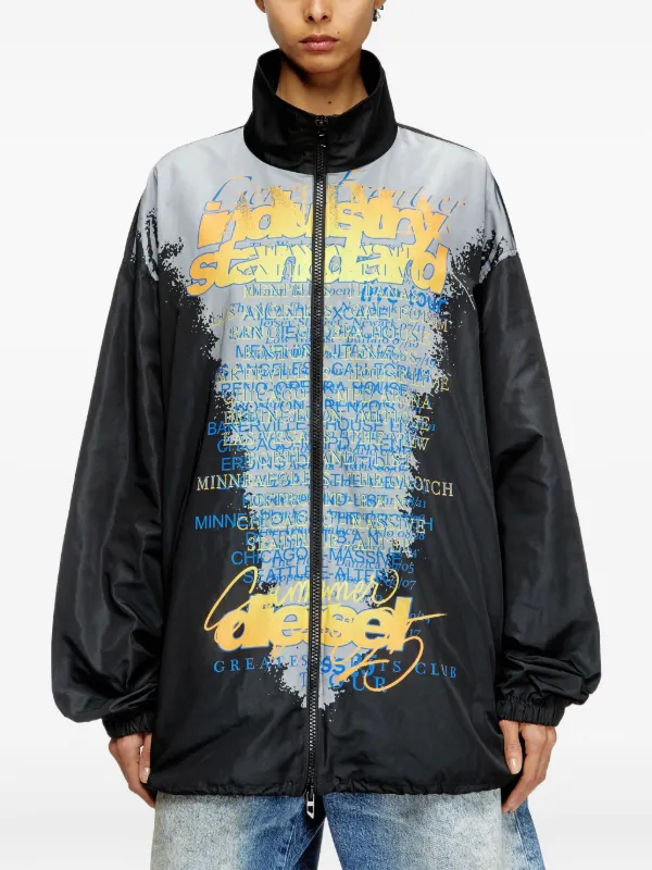 Diesel Jaqueta Remaster Capsule J-Erik | Preto | FARFETCH BR