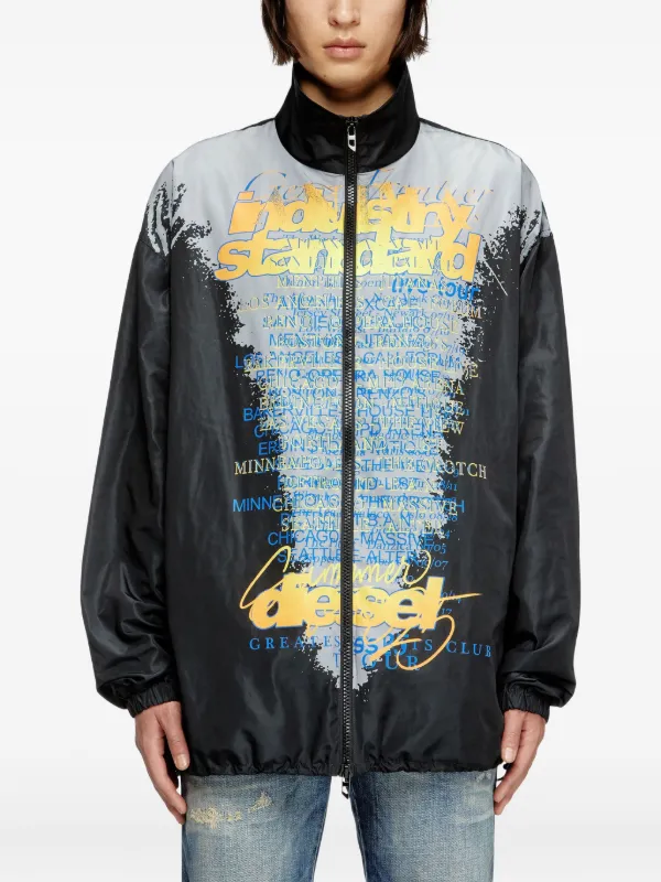 Diesel Jaqueta Remaster Capsule J-Erik | Preto | FARFETCH BR