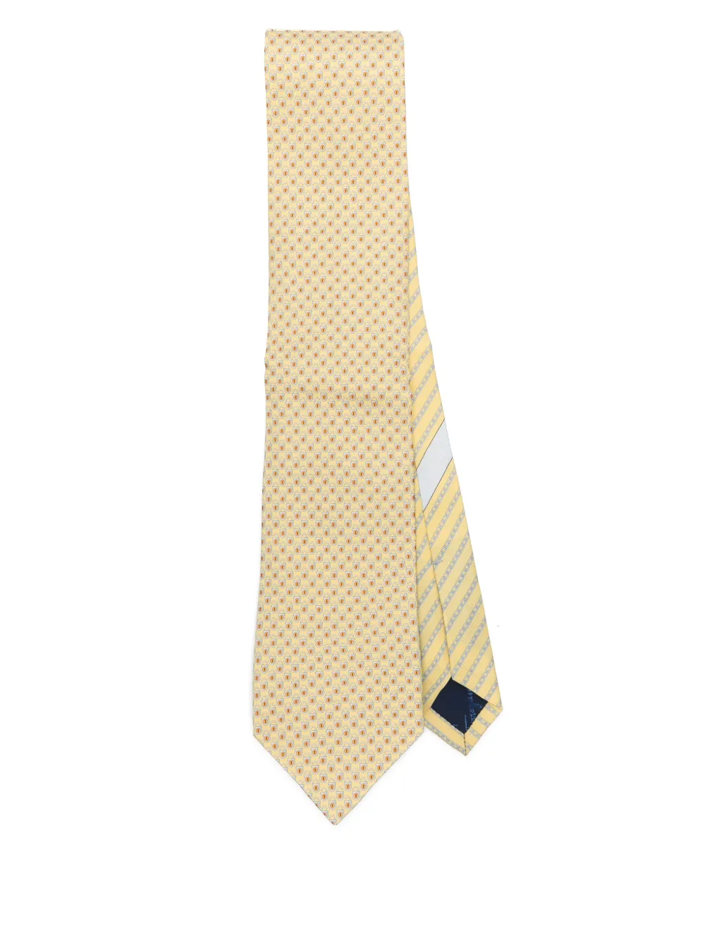 Ferragamo locker-print tie | Yellow | Image 1
