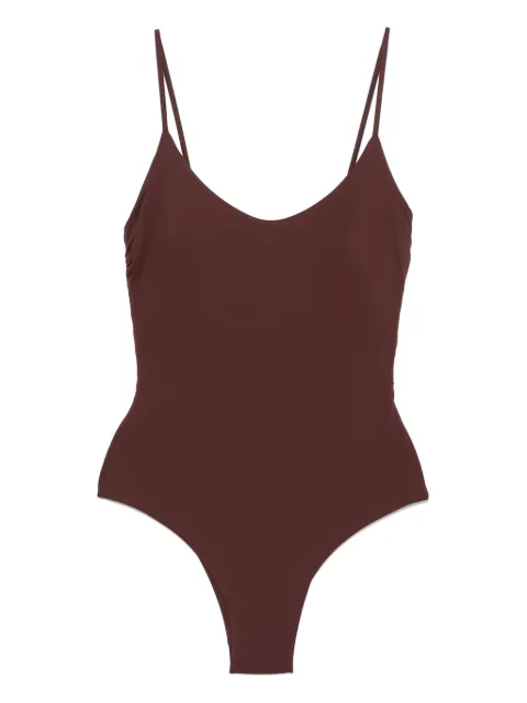 Fisico traje de baño con escote redondo