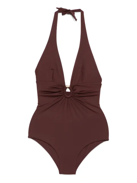 Fisico traje de baño con cuello halter