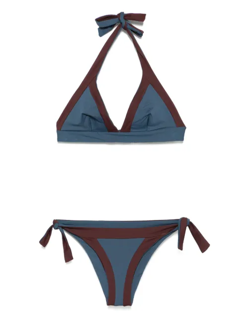 Fisico bikini con diseño de dos tonos