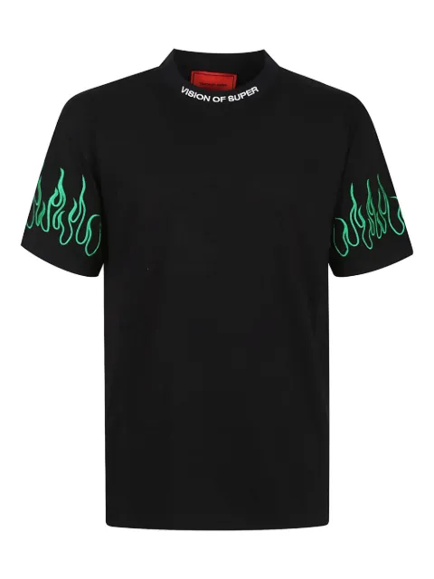 Vision Of Super flame-print t-shirt 