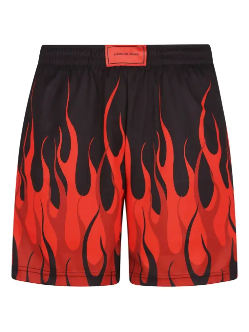 Short à motif de flammes - Vision Of Super - Modalova
