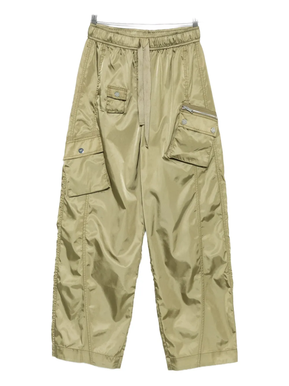 GANNI tapered cargo pants Groen