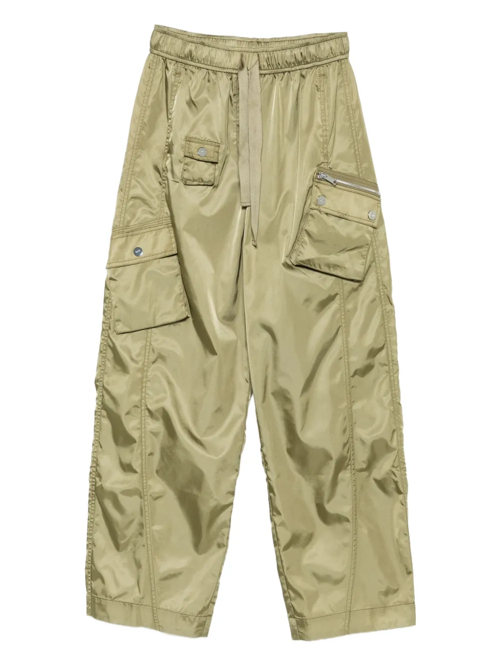 GANNI Cargo broek Groen