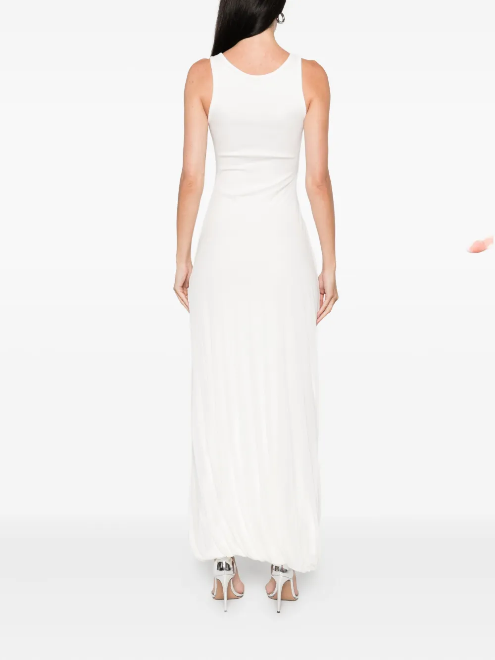 Christopher Esber paisley-ring dress Wit