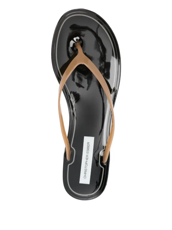 Christopher Esber Jo Flip Flops | Brown | FARFETCH