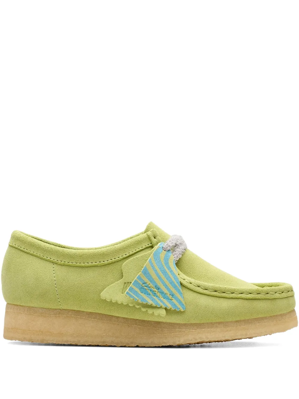 Clarks Wallabee brogues Groen