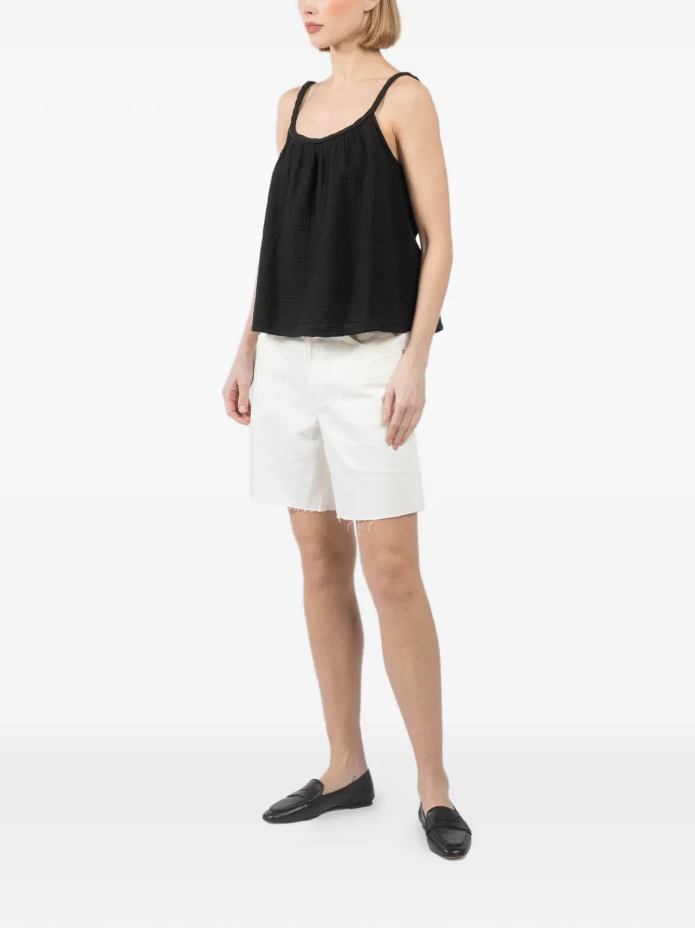  Xirena Twisted-strap Top - Black 
