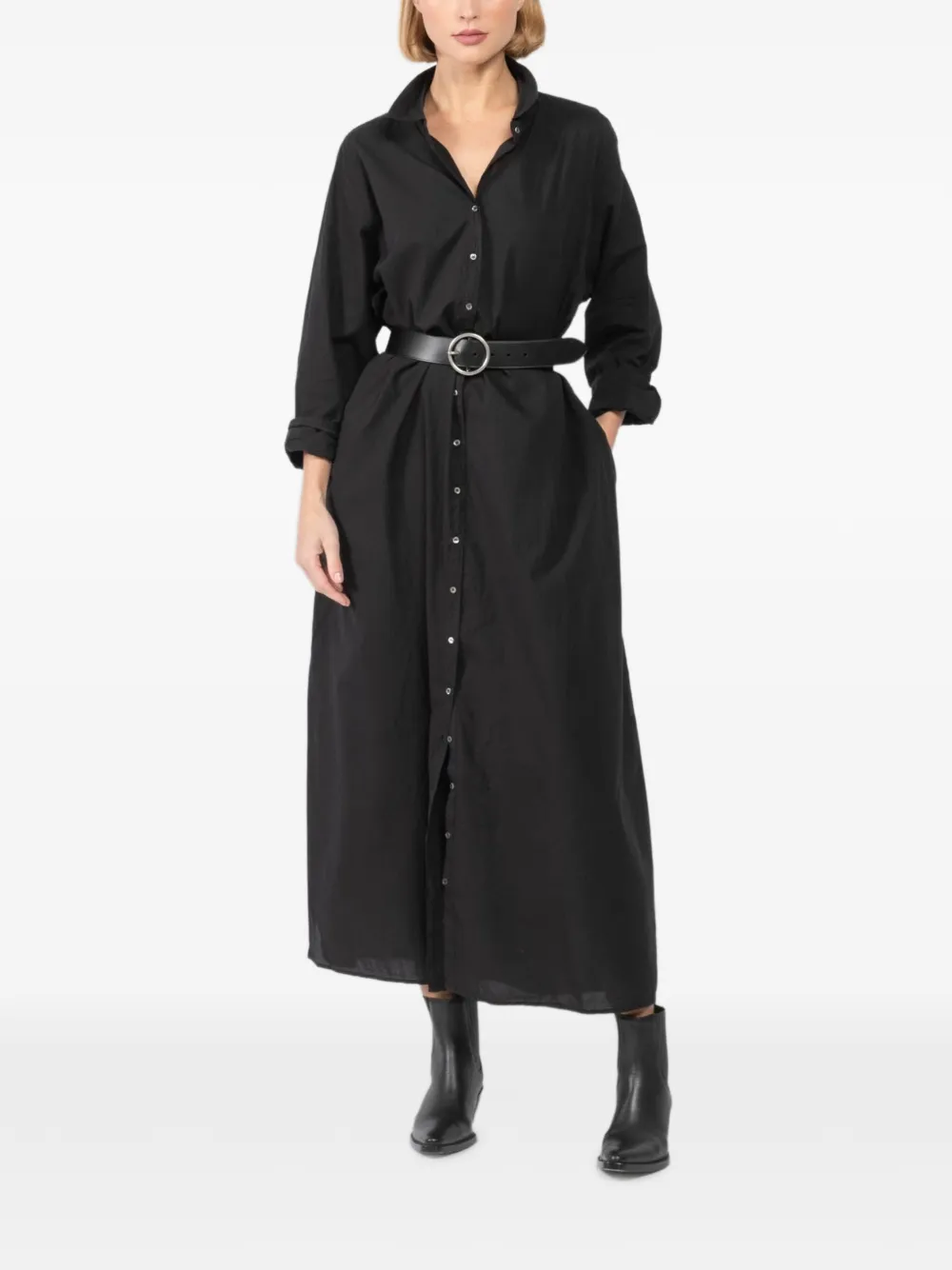 Xirena buttoned shirt dress - Nero