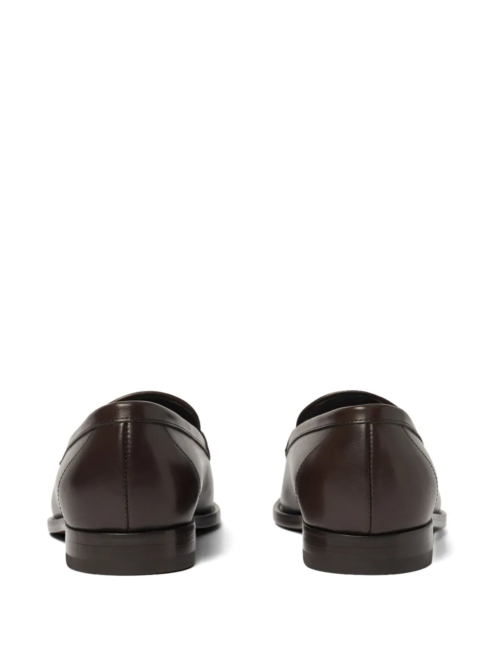 Scarosso leather loafers Brown