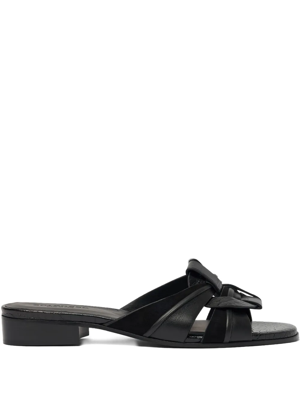 Scarosso Anna slippers Zwart