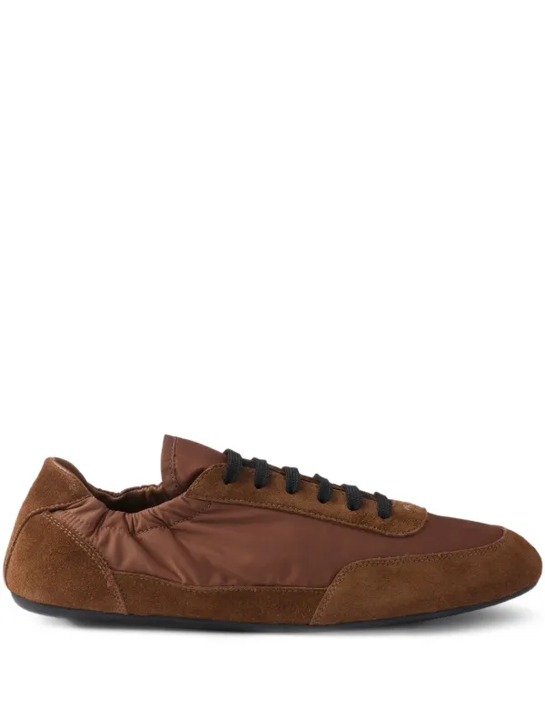 【関税込み】PRADA Collapse Sneaker In Re-Nylon And Suede Prada Men's Collapse Nylon and Suede Low-Top Sneakers