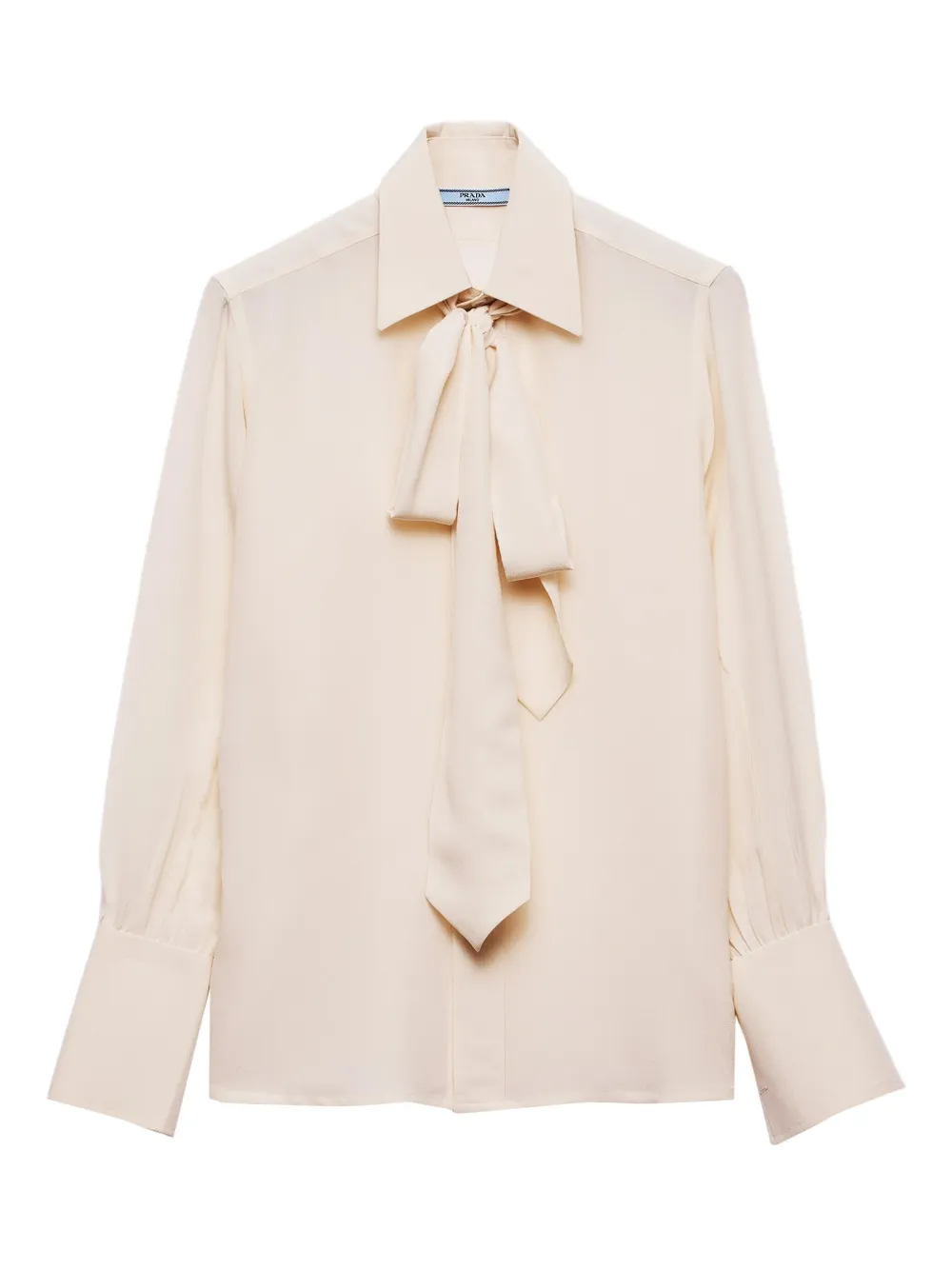 Prada Marocain blouse Beige