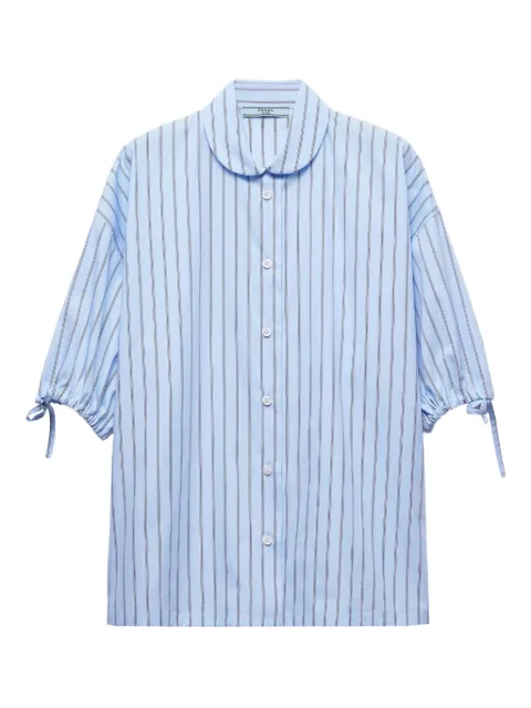 Prada striped poplin shirt
