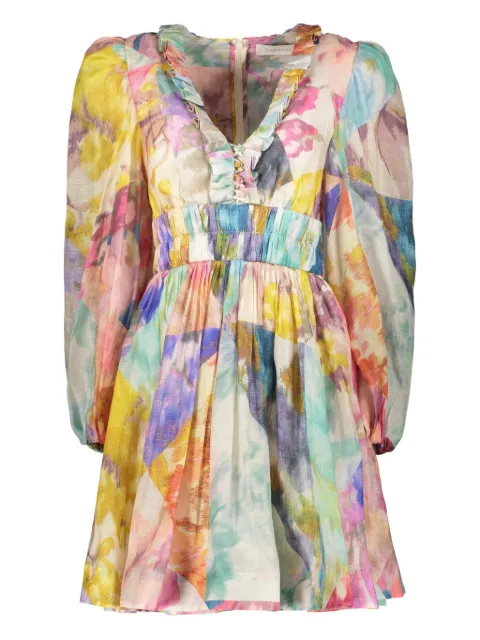 ZIMMERMANN tie-dye mini dress