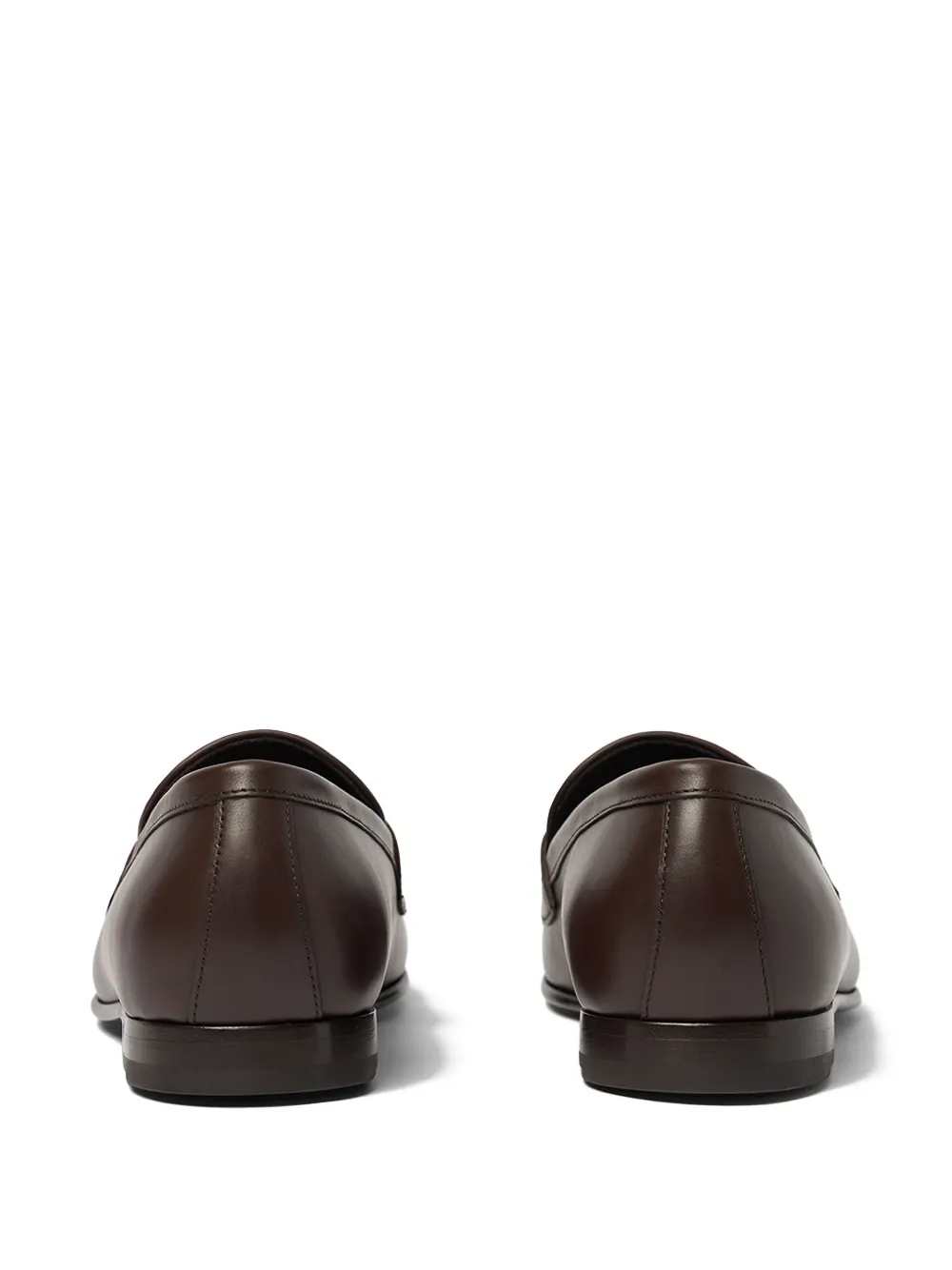 Scarosso Austin leather penny loafers Brown