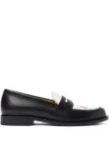 Scarosso print-motif loafers - Black