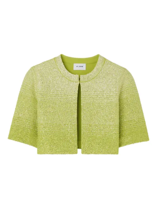 St. John veste à sequins - Vert - St. John - Modalova