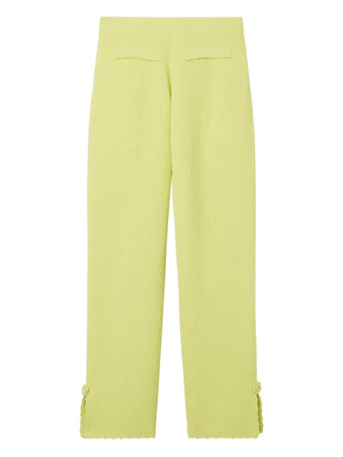 St. John honeycomb-knit trousers
