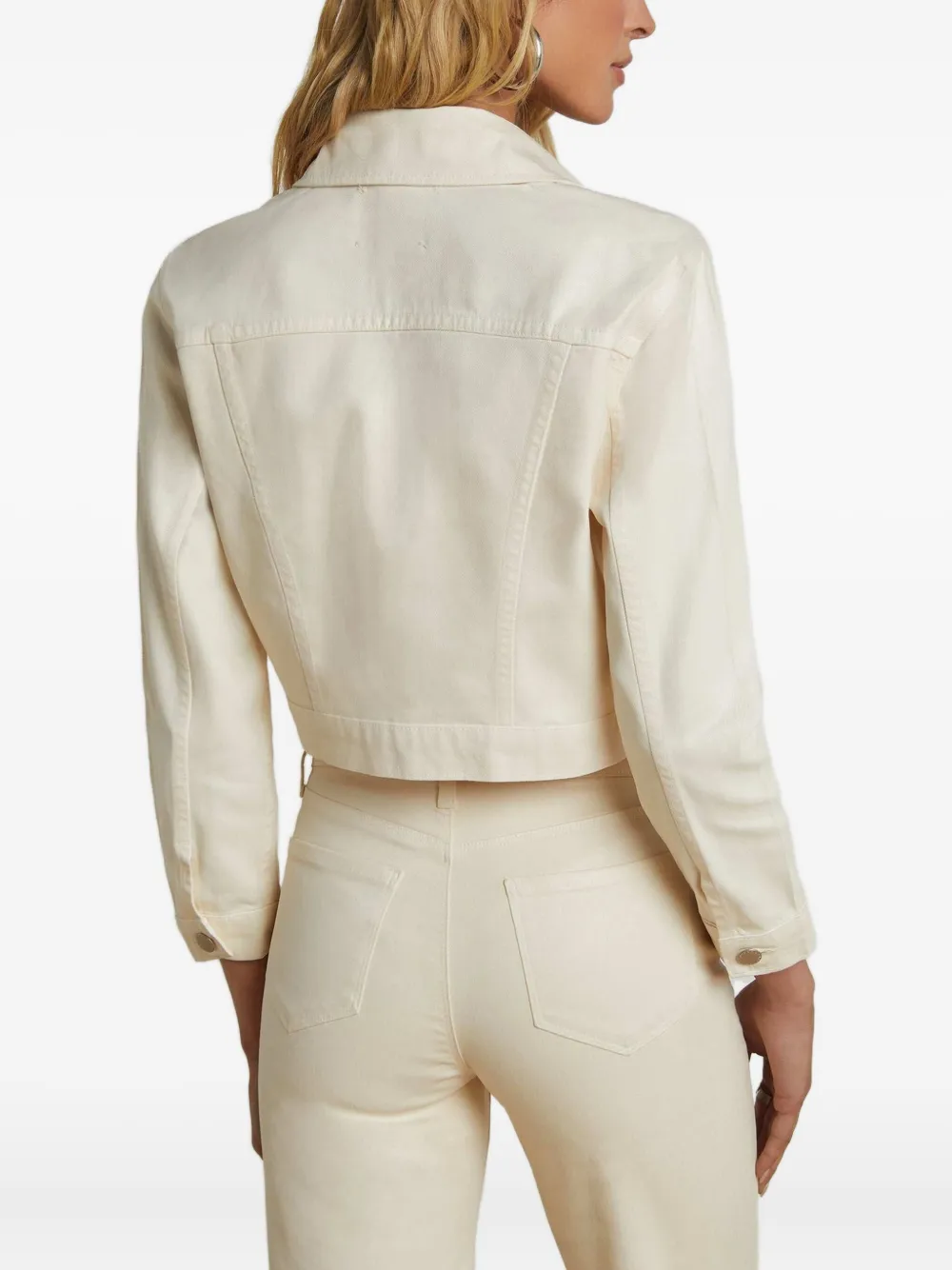 L'Agence Koda cropped jack Beige