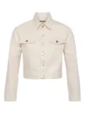 L'Agence Koda cropped jacket - Neutrals