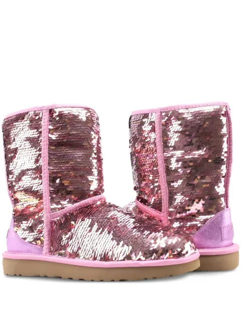 UGG Classic Short Sequin "Pink" boots