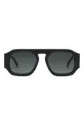 ANINE BING Preston angular-frame sunglasses - Black