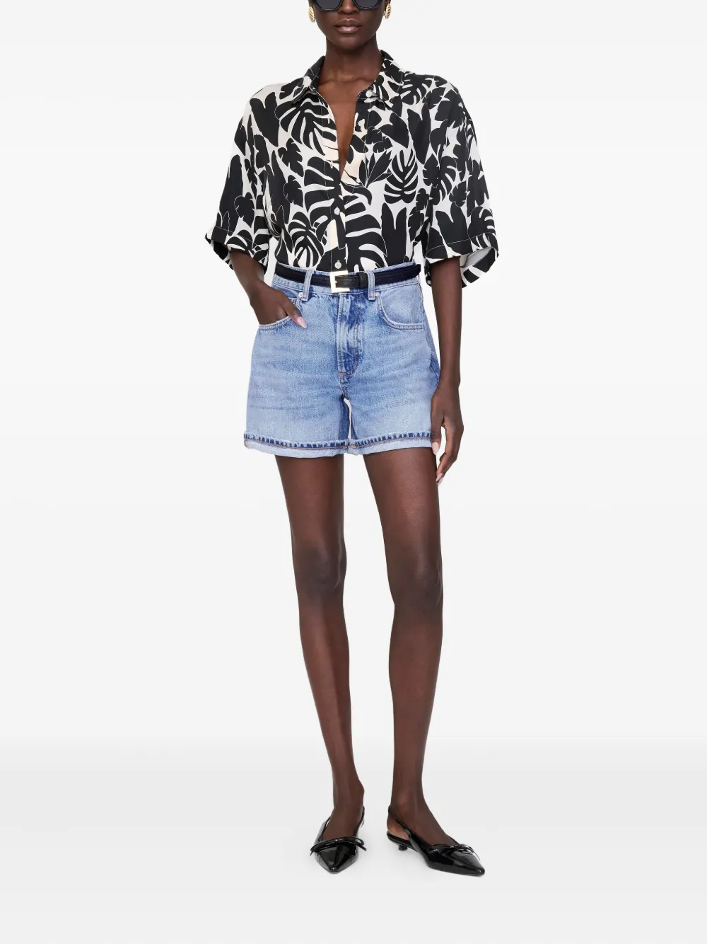 ANINE BING Tristan shirt Wit